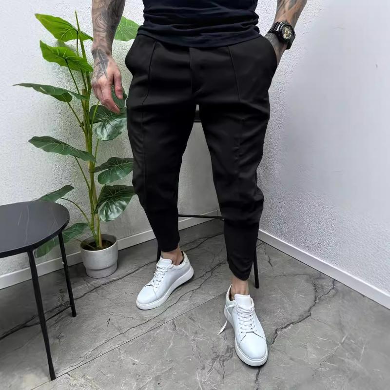 Andrew - Men's Solid Color Drawstring Casual Pants