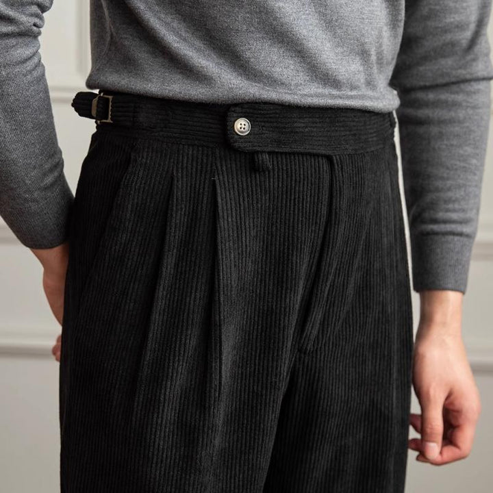 Harrison - Men's Retro Corduroy Naples Trousers