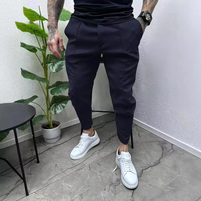 Andrew - Men's Solid Color Drawstring Casual Pants