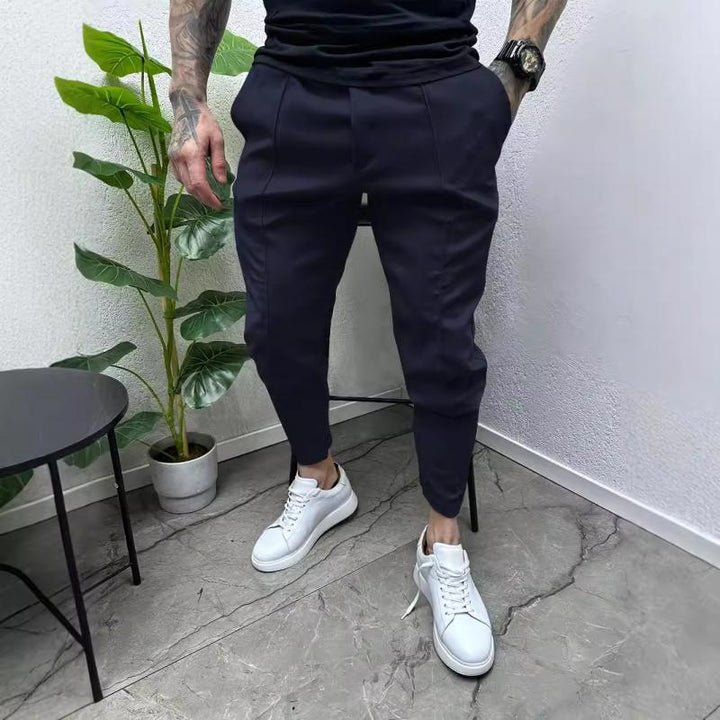 Andrew - Men's Solid Color Drawstring Casual Pants