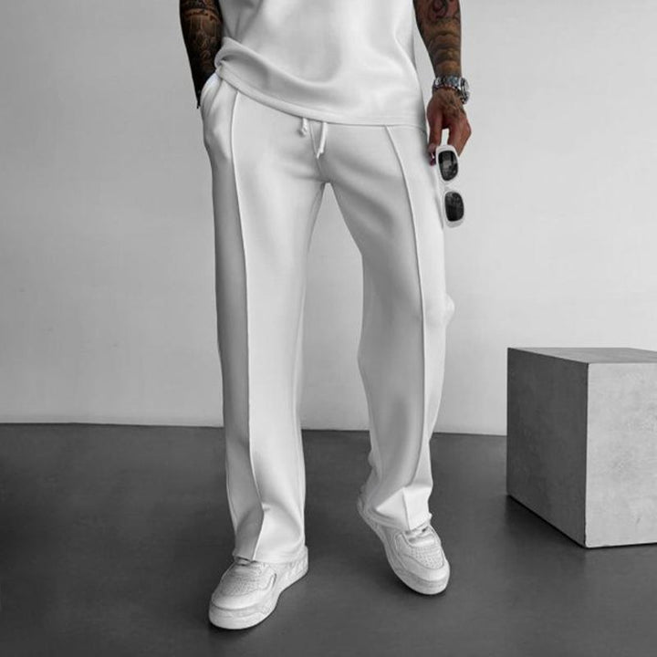 Matthew - Casual straight pants with elastic stretch