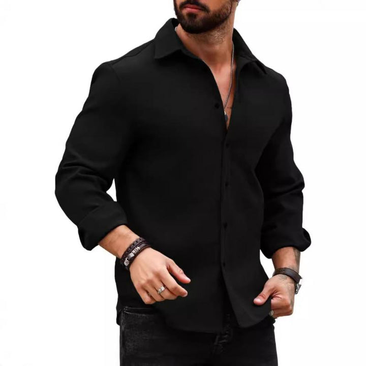 Isaiah - Casual long sleeve cotton shirt