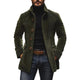 Men’s Single Breasted Coat | Buttoned