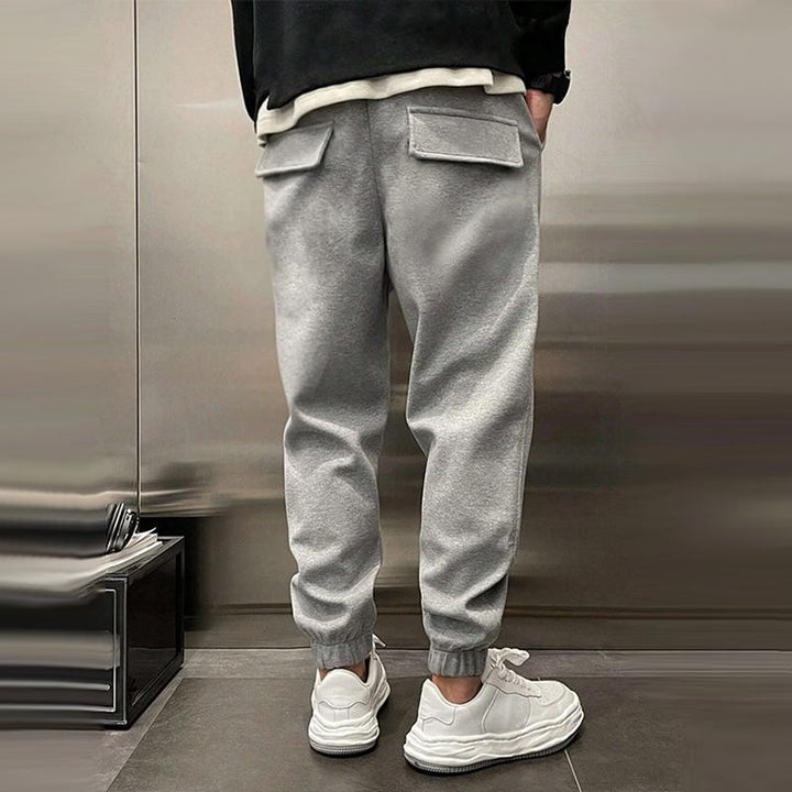Brody - Men's Casual Sports Pants with Elastic Waist and Plush Fabric