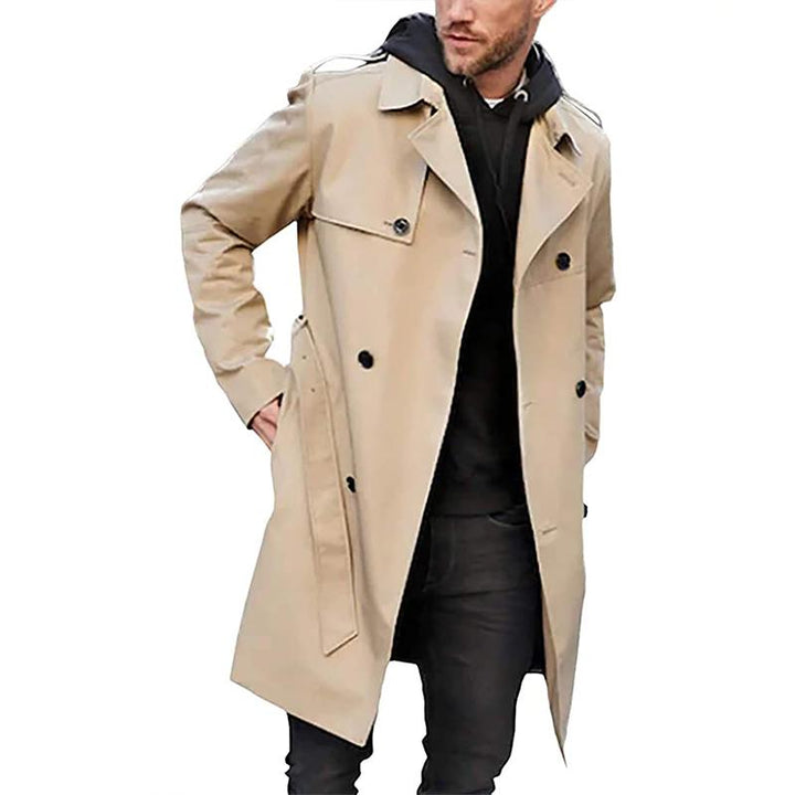Men’s Double Breasted Trench Coat | Long