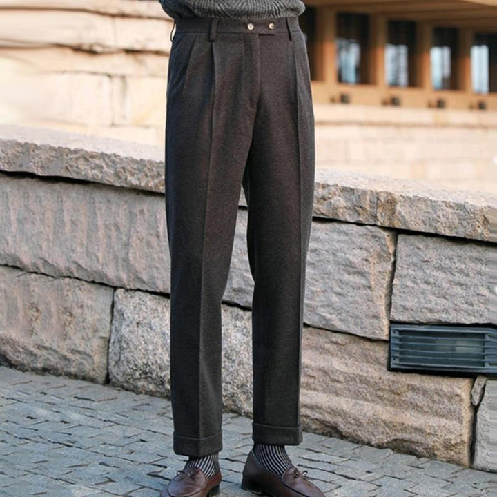 Cole - Men's Woolen Pants for British Autumn and Winter