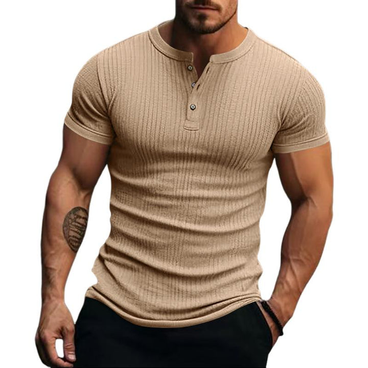 Zachary - Casual stretch knit short sleeve t-shirt