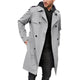 Men’s Double Breasted Trench Coat | Long