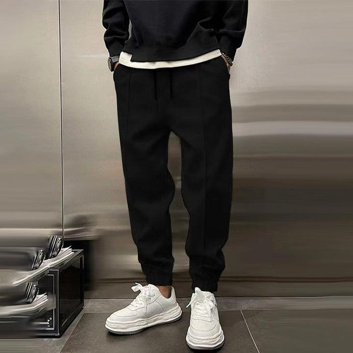 Brody - Men's Casual Sports Pants with Elastic Waist and Plush Fabric