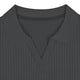 Lukas - Men's Short Sleeve Polo Shirt with Solid Stripes and Lapel