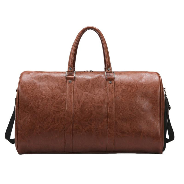 Kendrick - Men's Retro Spacious Leather Gym and Travel Duffel Bag