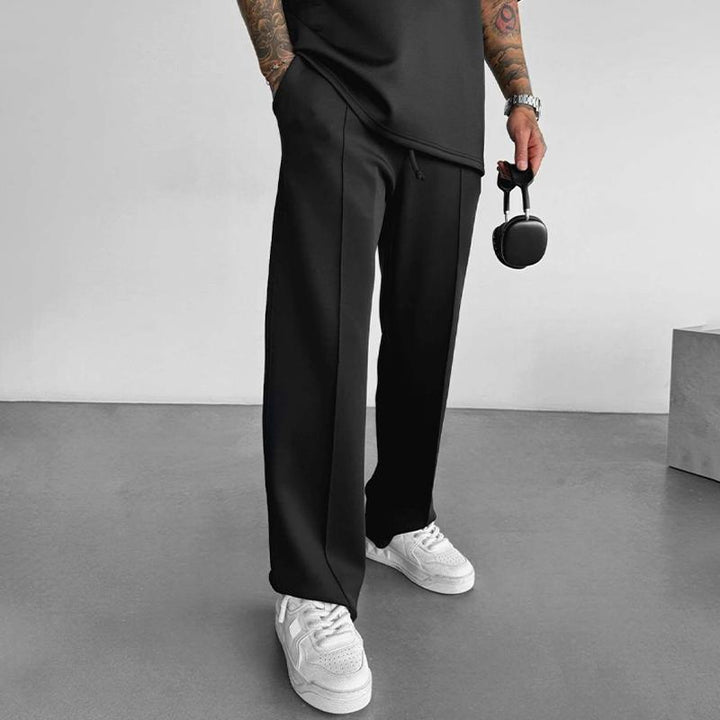 Matthew - Casual straight pants with elastic stretch