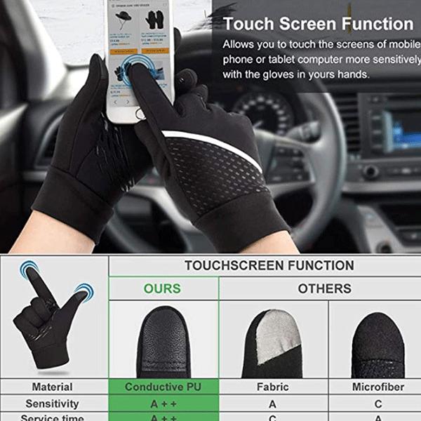 Hendrix - Warming touchscreen grip gloves