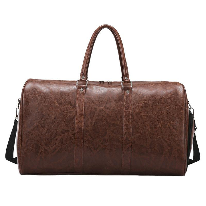 Kendrick - Men's Retro Spacious Leather Gym and Travel Duffel Bag