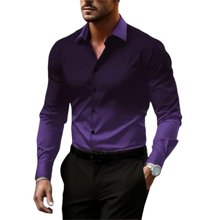 Eric - Gradient Lapel Button Shirt