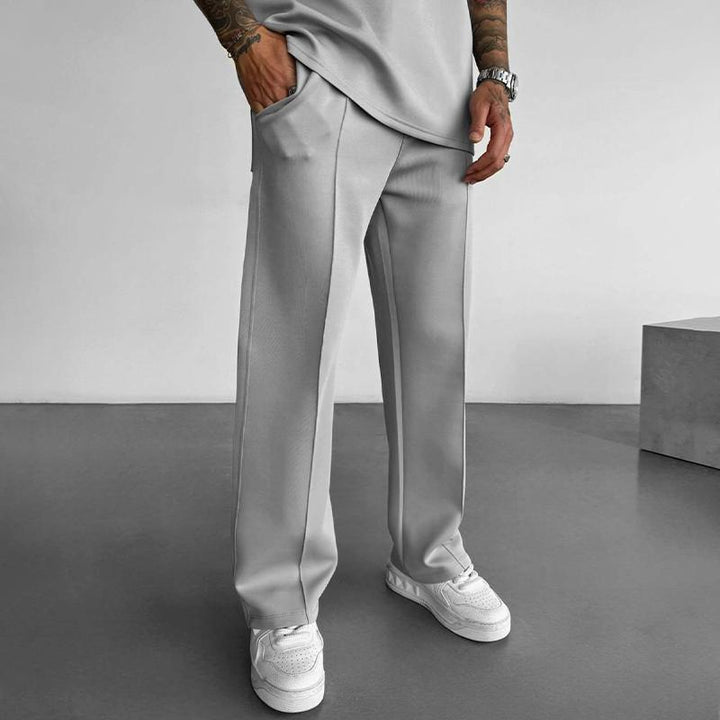 Matthew - Casual straight pants with elastic stretch
