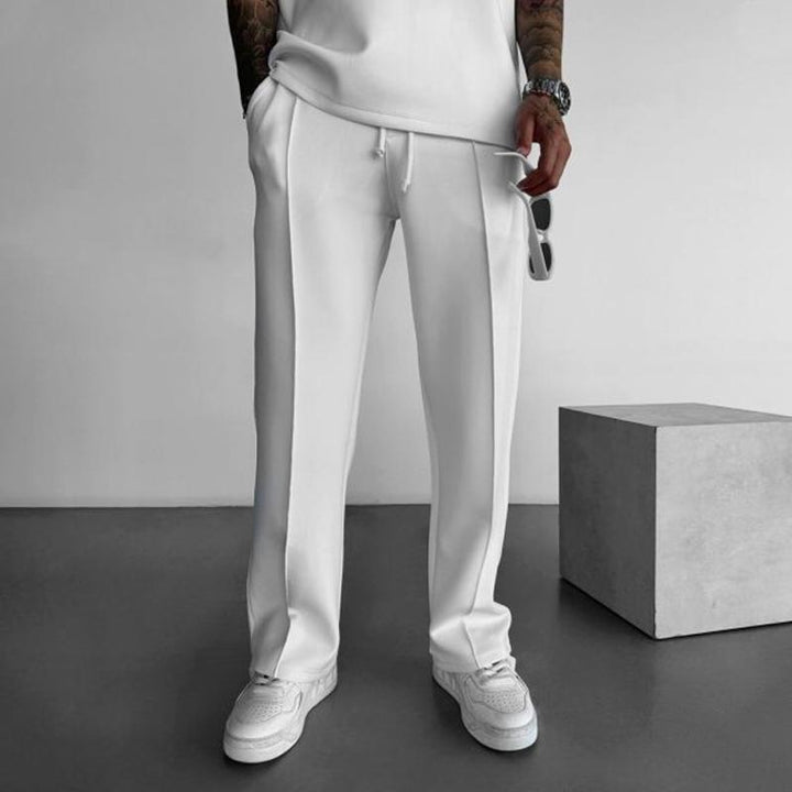 Matthew - Casual straight pants with elastic stretch