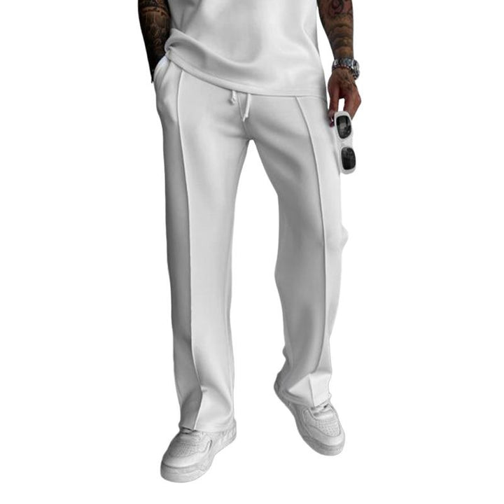 Matthew - Casual straight pants with elastic stretch
