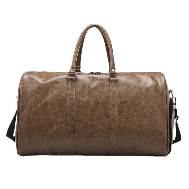 Kendrick - Men's Retro Spacious Leather Gym and Travel Duffel Bag