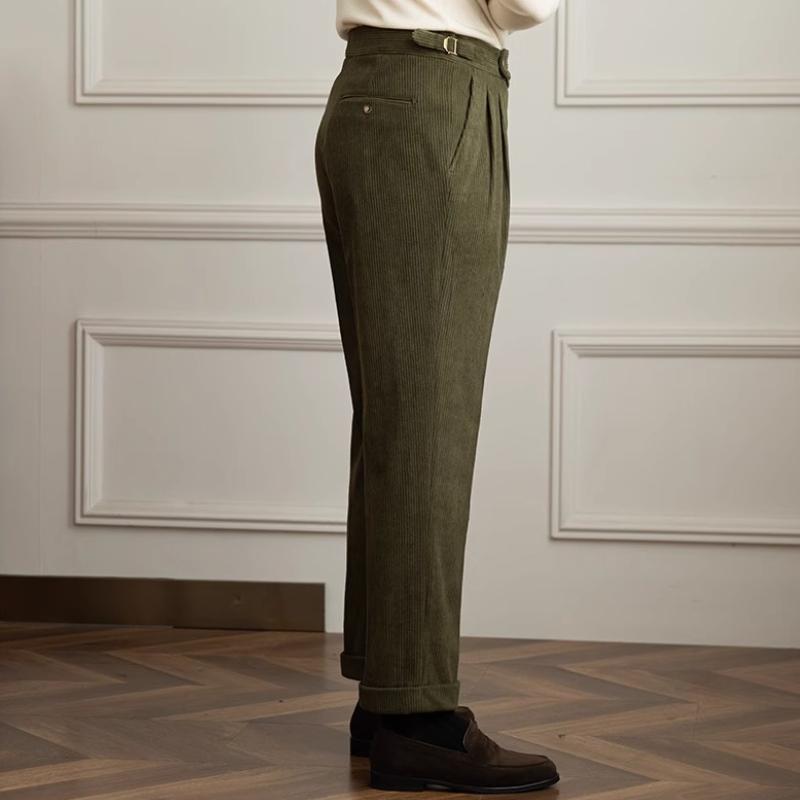Harrison - Men's Retro Corduroy Naples Trousers