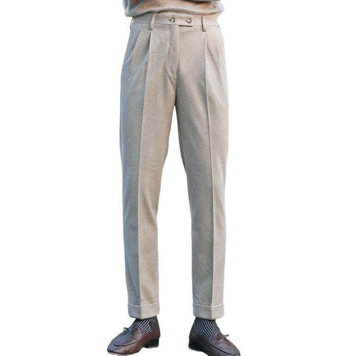 Cole - Men's Woolen Pants for British Autumn and Winter