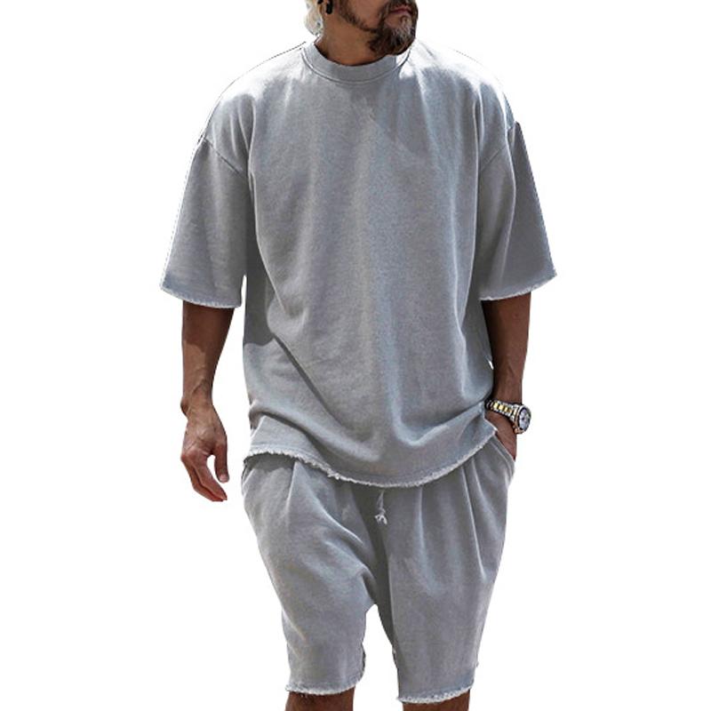 Emil - Men's Fit Short Sleeve Tee and Shorts Set