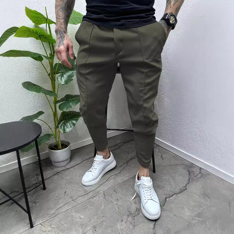 Andrew - Men's Solid Color Drawstring Casual Pants