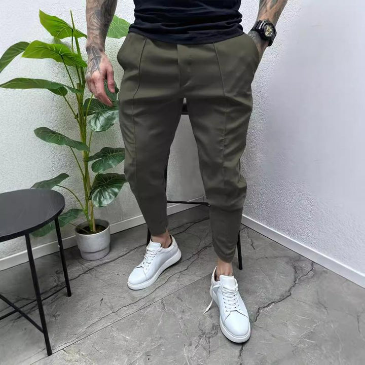 Andrew - Men's Solid Color Drawstring Casual Pants