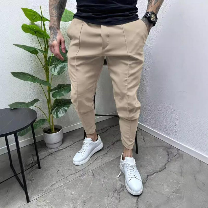 Andrew - Men's Solid Color Drawstring Casual Pants