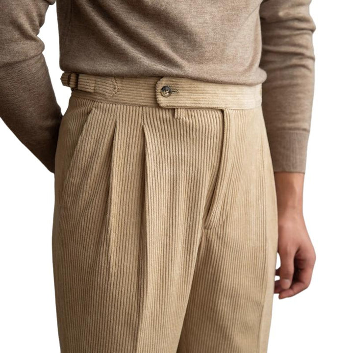 Harrison - Men's Retro Corduroy Naples Trousers