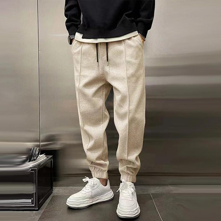 Brody - Men's Casual Sports Pants with Elastic Waist and Plush Fabric