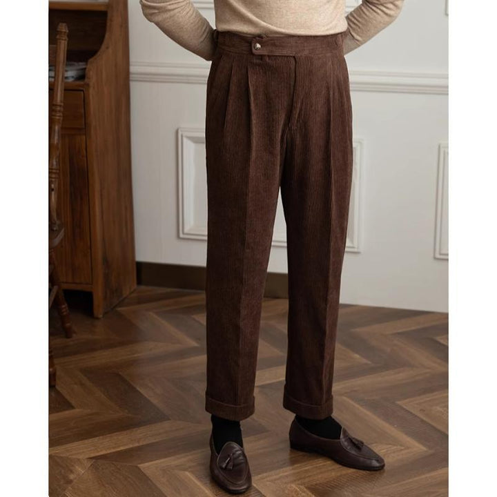 Harrison - Men's Retro Corduroy Naples Trousers