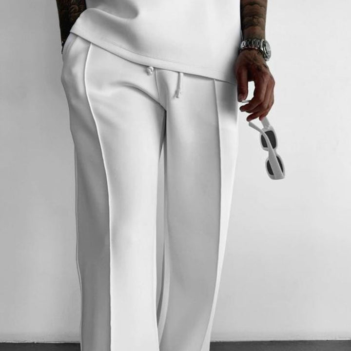 Matthew - Casual straight pants with elastic stretch