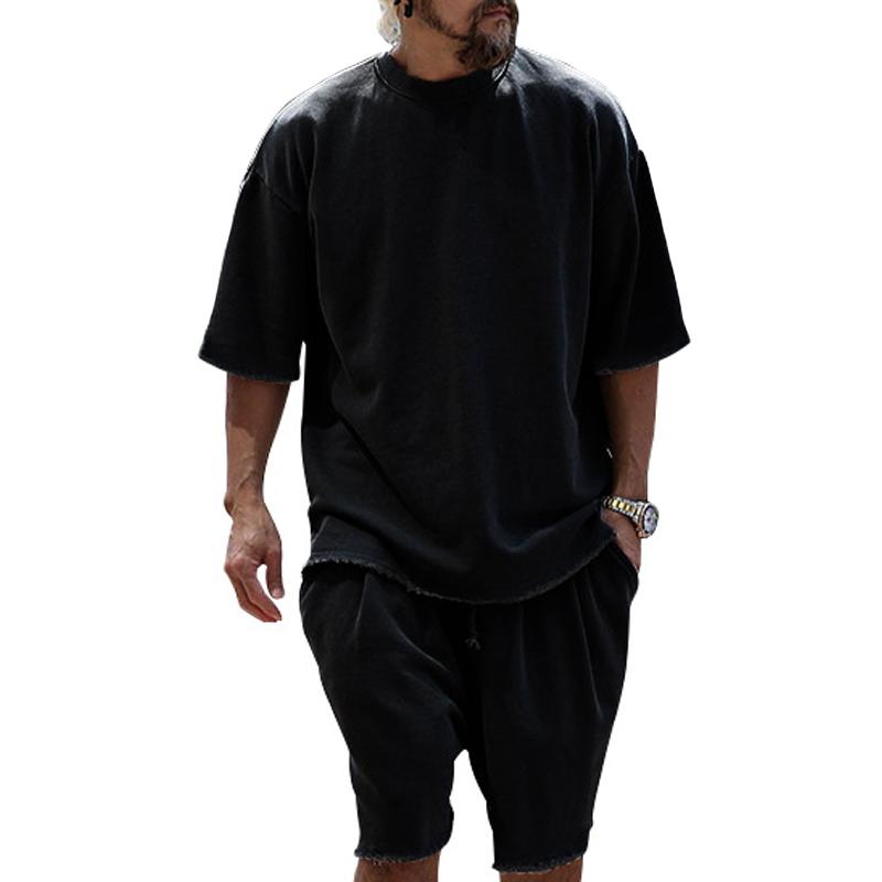 Emil - Men's Fit Short Sleeve Tee and Shorts Set