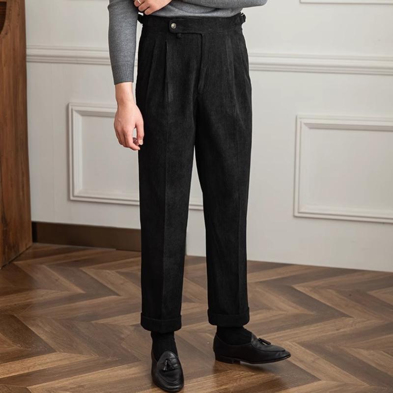 Harrison - Men's Retro Corduroy Naples Trousers