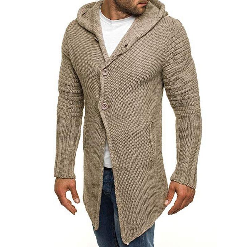 Preston - Men's Hooded Knit Cardigan