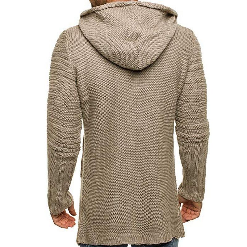 Preston - Men's Hooded Knit Cardigan