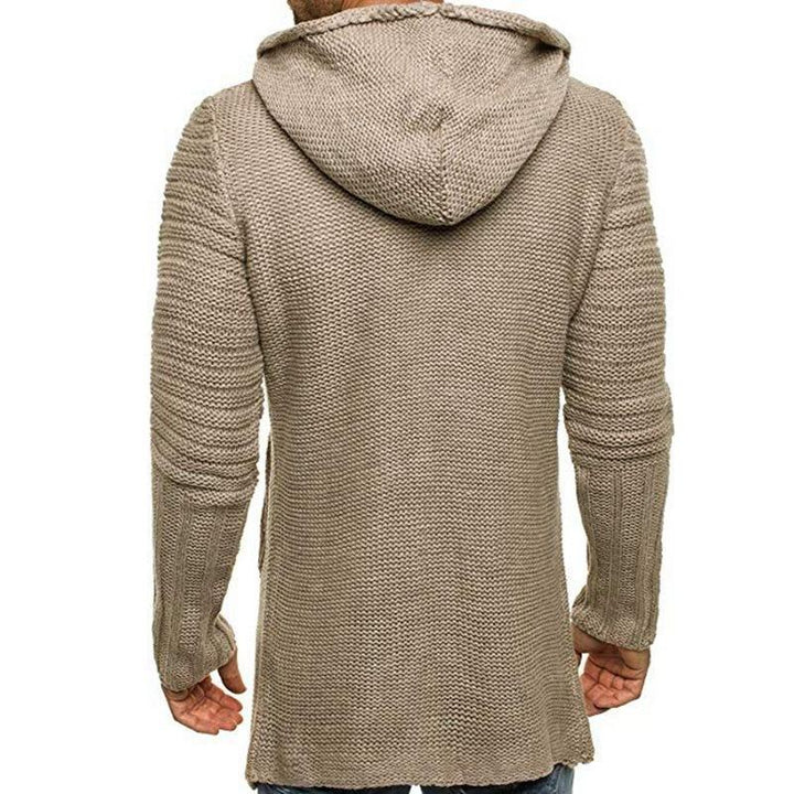 Preston - Men's Hooded Knit Cardigan