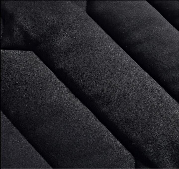 Men’s Quilted Puffer Jacket | Stand Collar