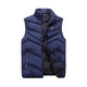 Men’s Zip-Up Vest | Vertical Stitch