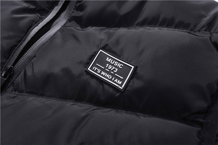 Men’s Zip-Up Vest | Vertical Stitch