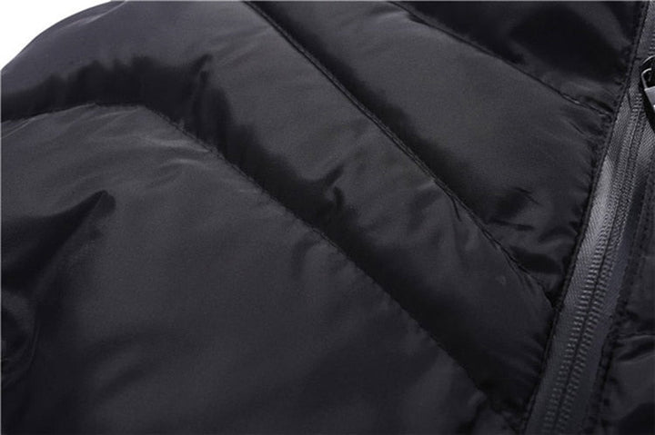 Men’s Zip-Up Vest | Vertical Stitch