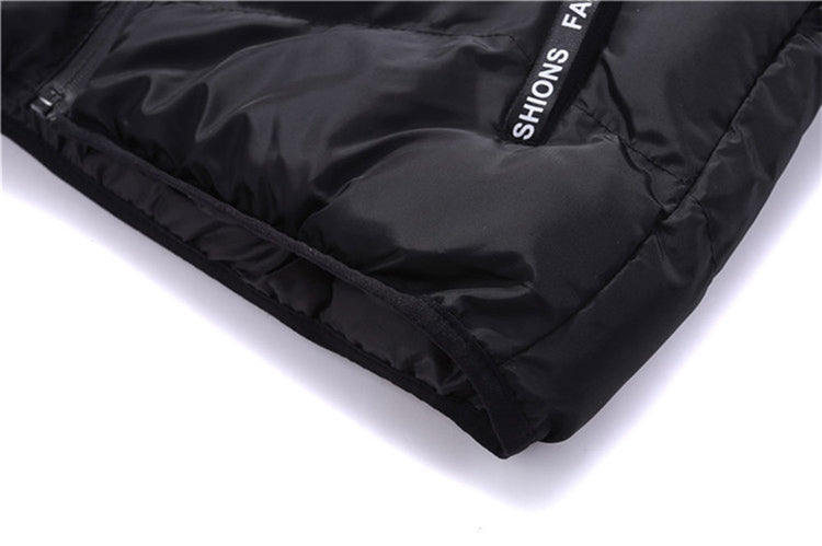 Men’s Zip-Up Vest | Vertical Stitch