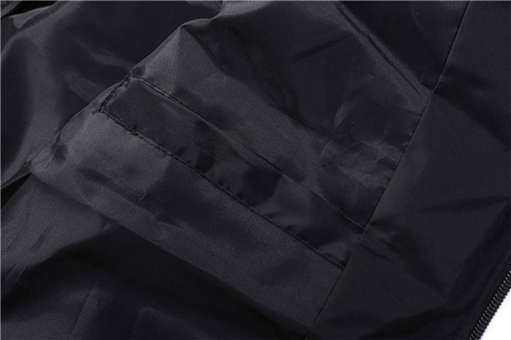 Men’s Zip-Up Vest | Vertical Stitch