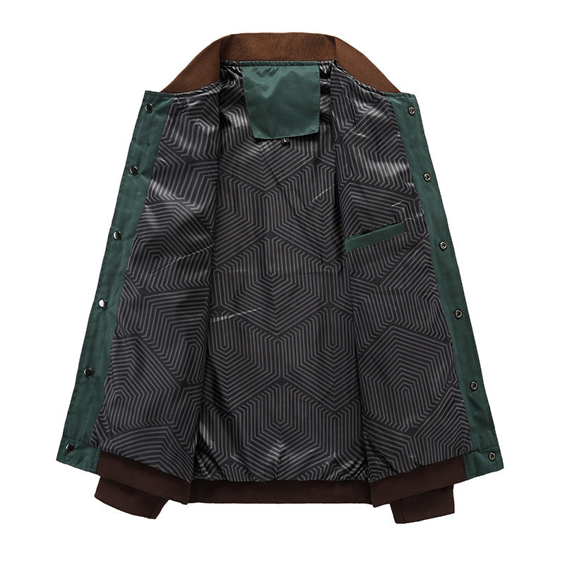 Men’s Bomber Jacket | Buttoned