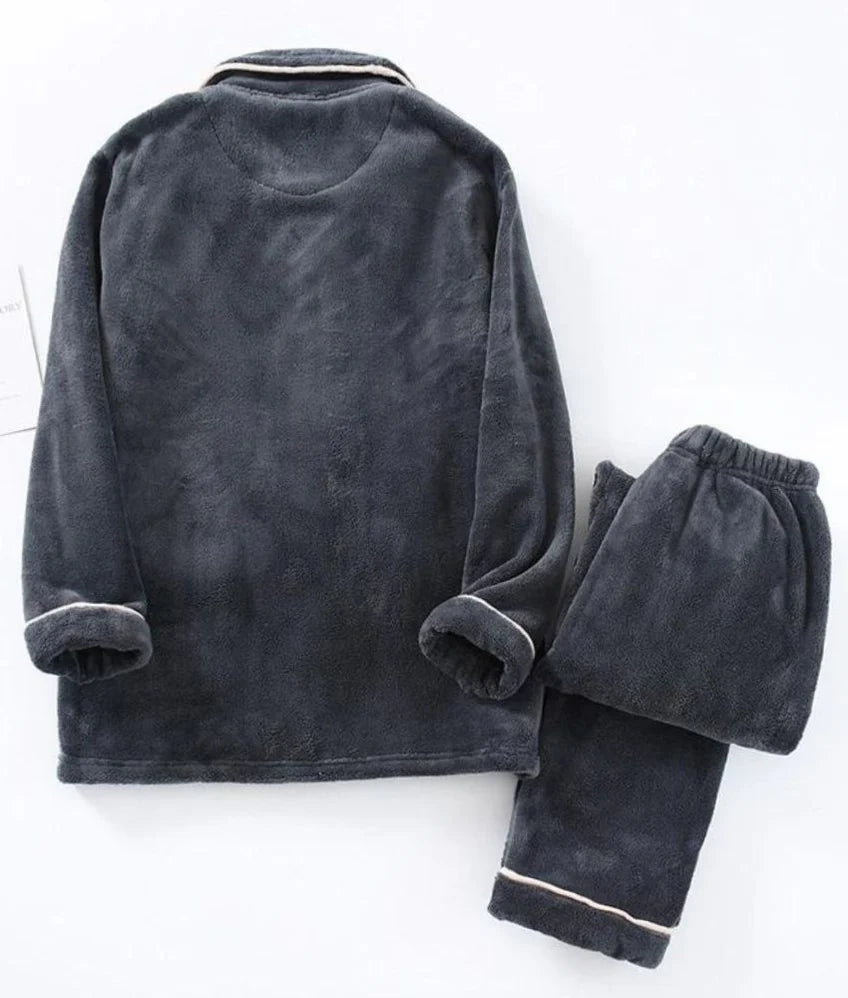 Women’s Pajama Set | Button-Up Winter Sleepwear