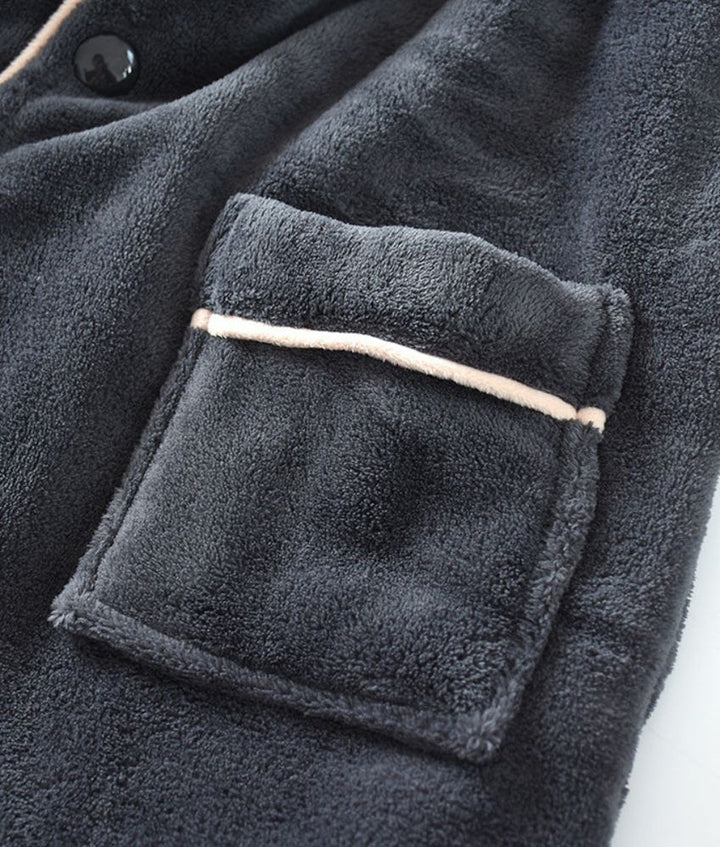 Women’s Pajama Set | Button-Up Winter Sleepwear