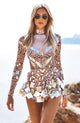 Women’s Sequin Mesh Dress | Mini
