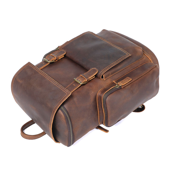 Marco - Leather Laptop Backpack