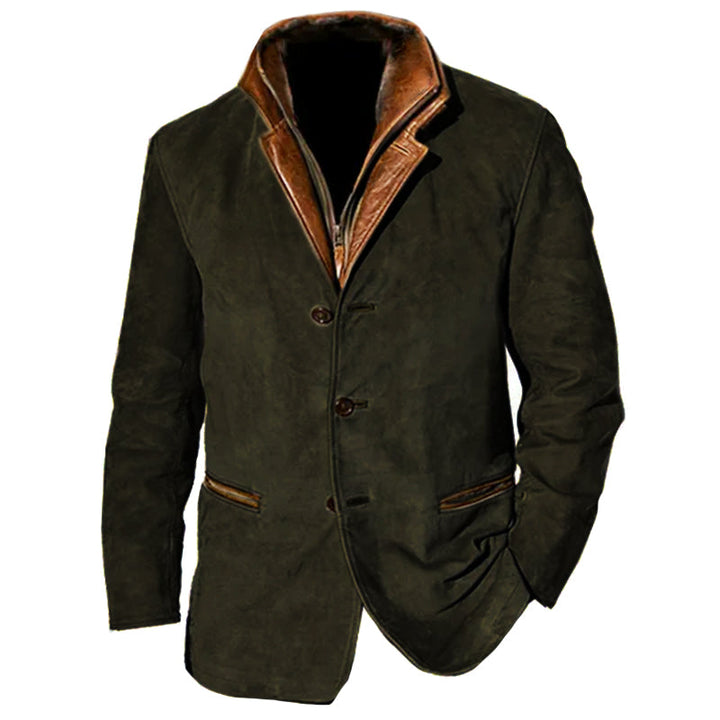 Hamza - Men's Classic Leather Jacket